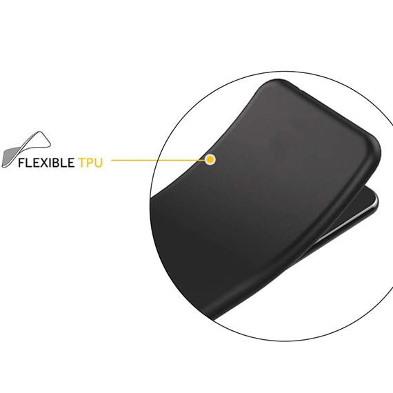 Huawei Y6P Kılıf CaseUp Matte Surface Siyah 3